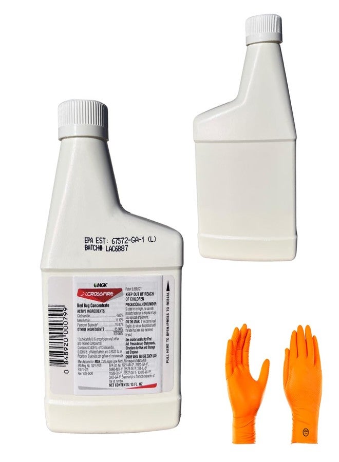 USA Supply Crossfire Liquid Concentrate 13 oz - Long-Lasting Bed Bug Control, Kils Bed Bugs and Their Eggs, pyrethroid-Resistant. - Image 2